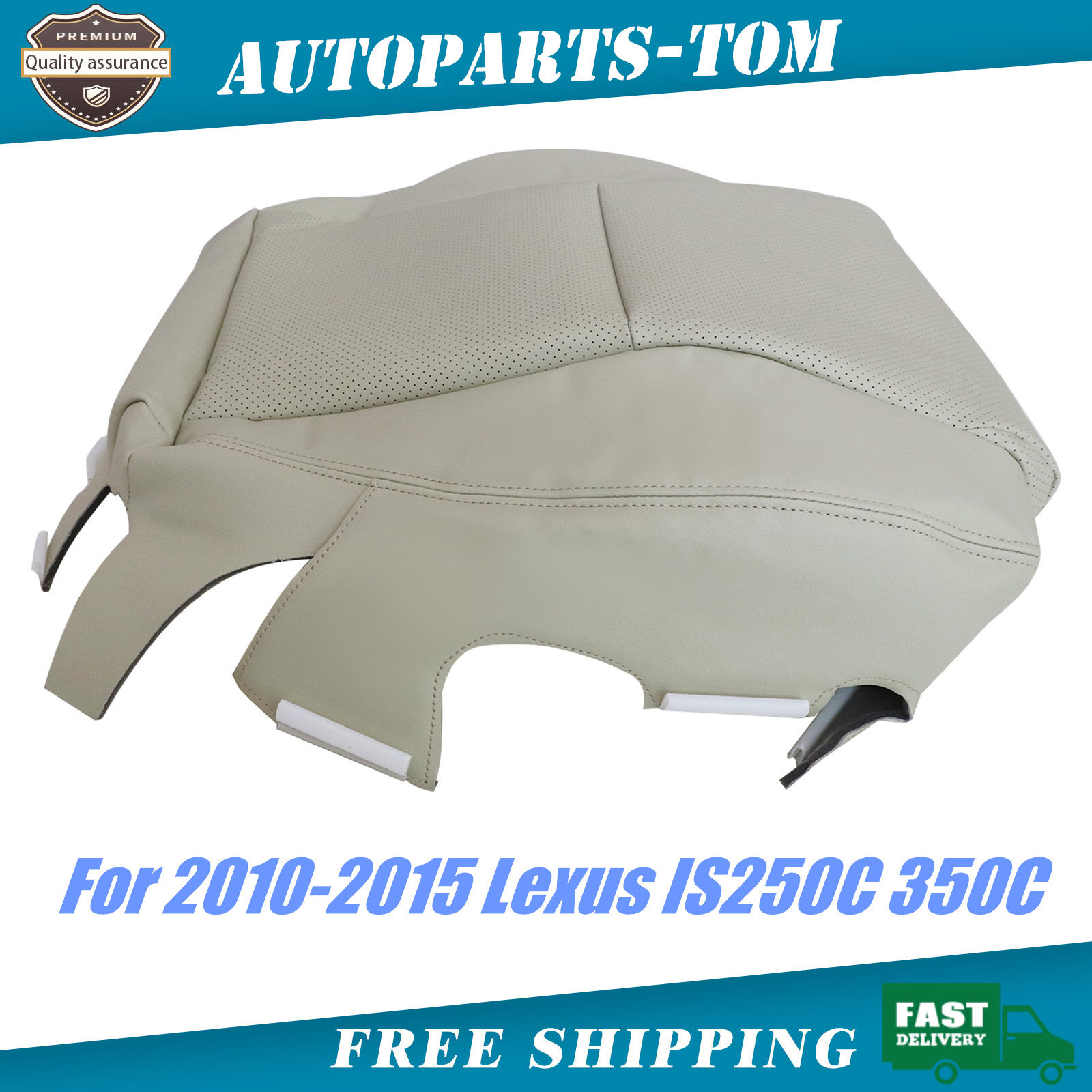 For 20102015 Lexus IS250C Passenger Perforated Bottom Leather Seat