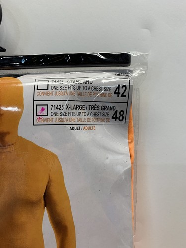 Neon Orange Disappearing Man - Morphsuit Costume XL/48 71424 - Picture 3 of 4
