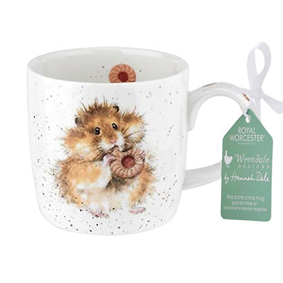 Royal Worcester Wrendale Designs 14 Ounce Mug - Diet Starts Tomorrow (Hamster)