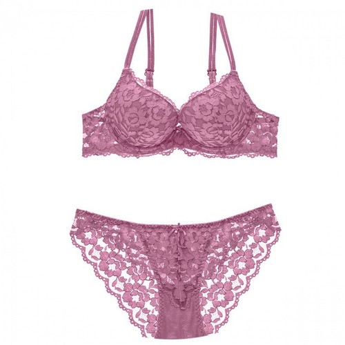 Women's Sexy Lace push up bra Half cup set and Panty Lot 32 34 36 38 AB Lingerie - Picture 25 of 46