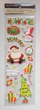 Christmas Themed Scrapbooking Stickers By Recollections Santa Tree Gifts Candy
