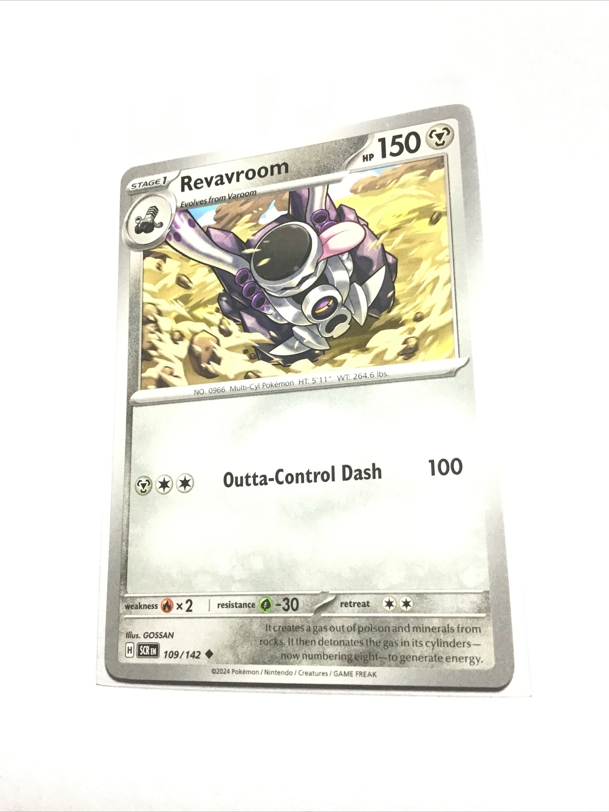 REVAVROOM - 109/142 - Stellar Crown - Pokemon Card - NM