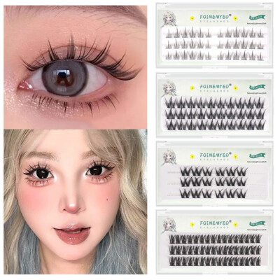 Segmented Eyelashes Korean Eye Makeup Eyelash Grafting Lash Extension DIY Beauty