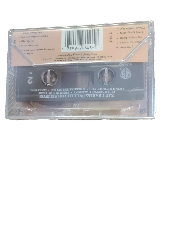 Ray Charles Would You Believe Audio Casette NEW SEALED - Image 3 of 4