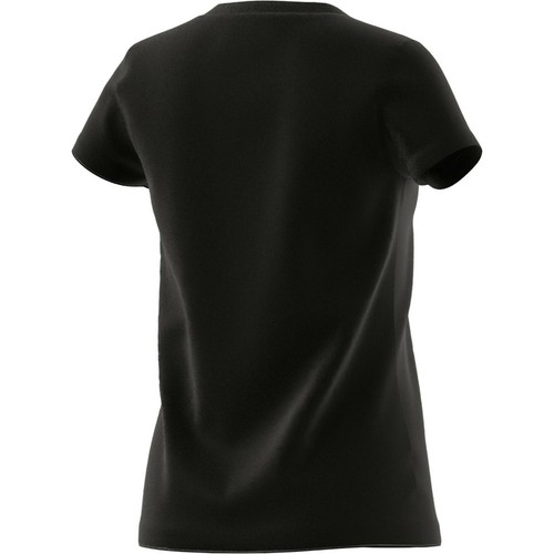 T-shirt manica corta bambina Adidas Essential GN4069 Nero-Bianca Cotone |  eBay