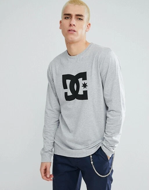 | eBay SHOES DC SHIRT T MENS STAR SLEEVES LOGO LONG