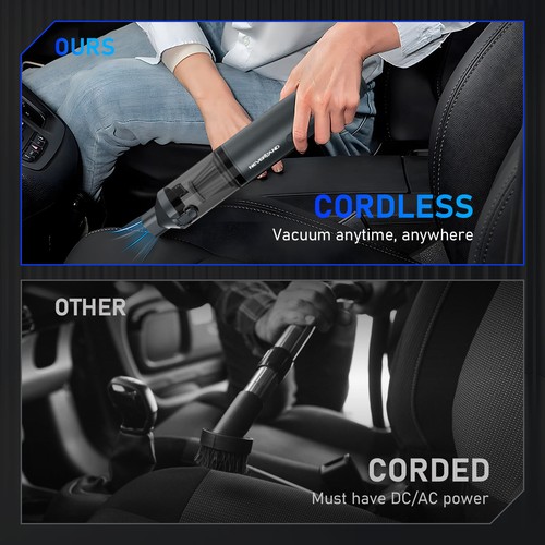 2 w 1 Dmuchawa i odkurzacz Mini dmuchawa i dmuchawa kurzu Super Power Cordless 100W - Zdjęcie 3 z 12