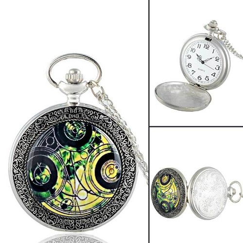 Orologio da tasca Steampunk quarzo vintage design antico collana ciondolo regalo retrò - Foto 61 di 98