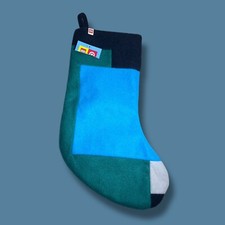 Lego Collection x Target Christmas Stocking Sweater Knit Color Blue/Green 20"