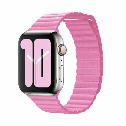 Magnetic Leather Loop Strap Apple Watch Band for iWatch Series 9 8 7 6 5 4 3 2 - Picture 36 of 36