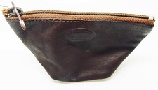 Vintage MUNDI Brazilian Leather Zippered Coin Purse 3of7