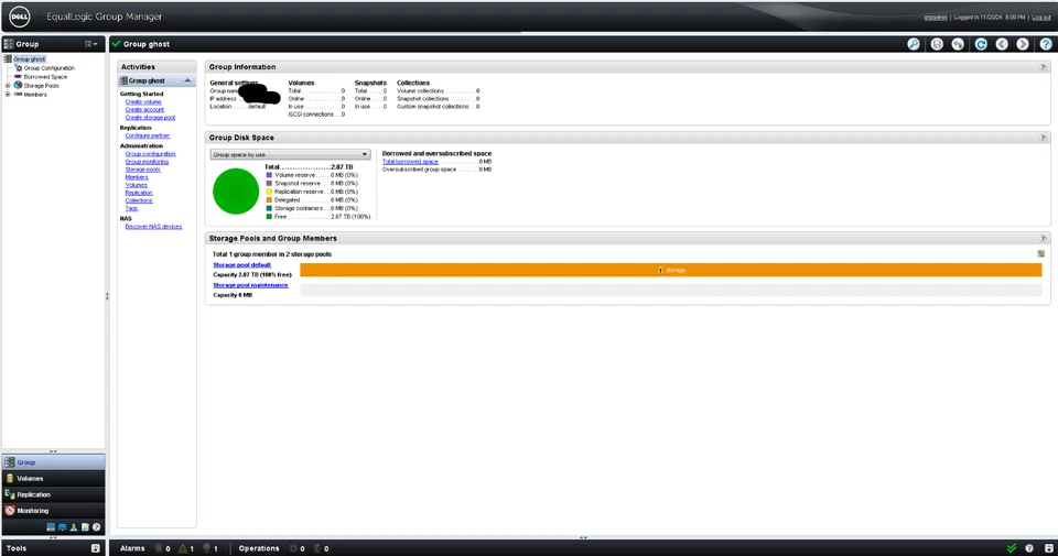 Dell Equallogic PS4100X iSCSI SAN w/ rails And Drives! - Image 4 of 4