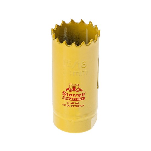 STARRETT FAST CUT BI-METAL HOLESAW 24mm-210MM HOLE SAW / ARBORS / PILOT DRILLS - Picture 7 of 40