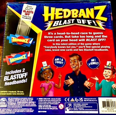 HEDBANZ BLAST OFF GUESSING GAME FACTORY SEALED SPIN MASTER GAMES AGES 6+