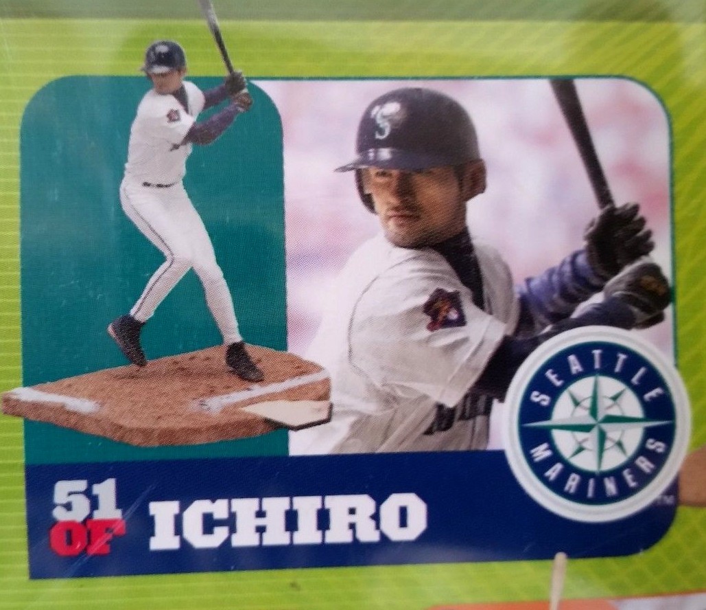 2002 McFarlane Baseball Series 1 #80 Ichiro Suzuki White 1st Piece