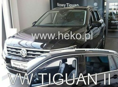 2 Deflettori Aria Antiturbo VW TIGUAN 2016 in poi 5 porte