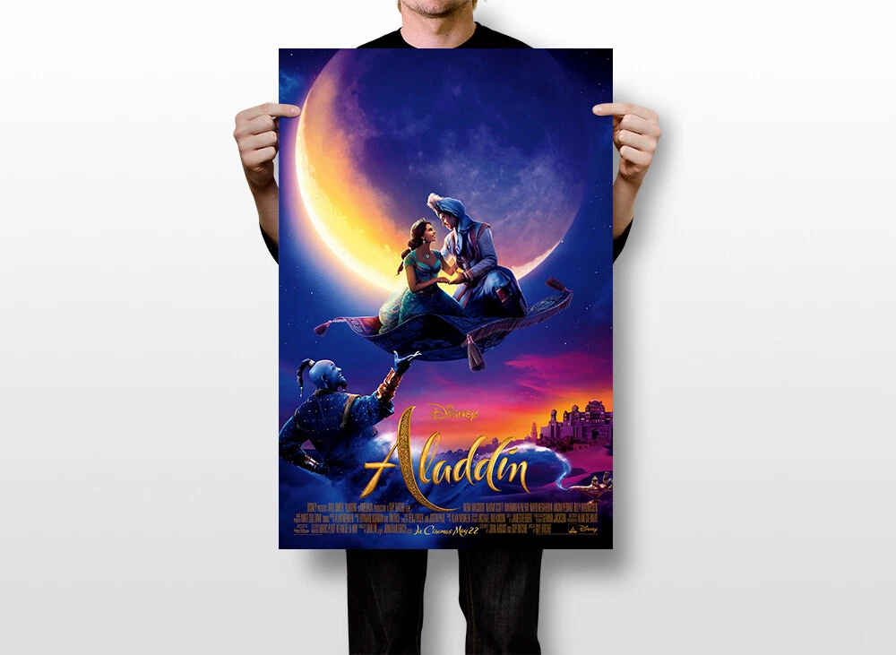 Aladdin Movie 2019 Romantic Classic Disney Wall Art Home Decor