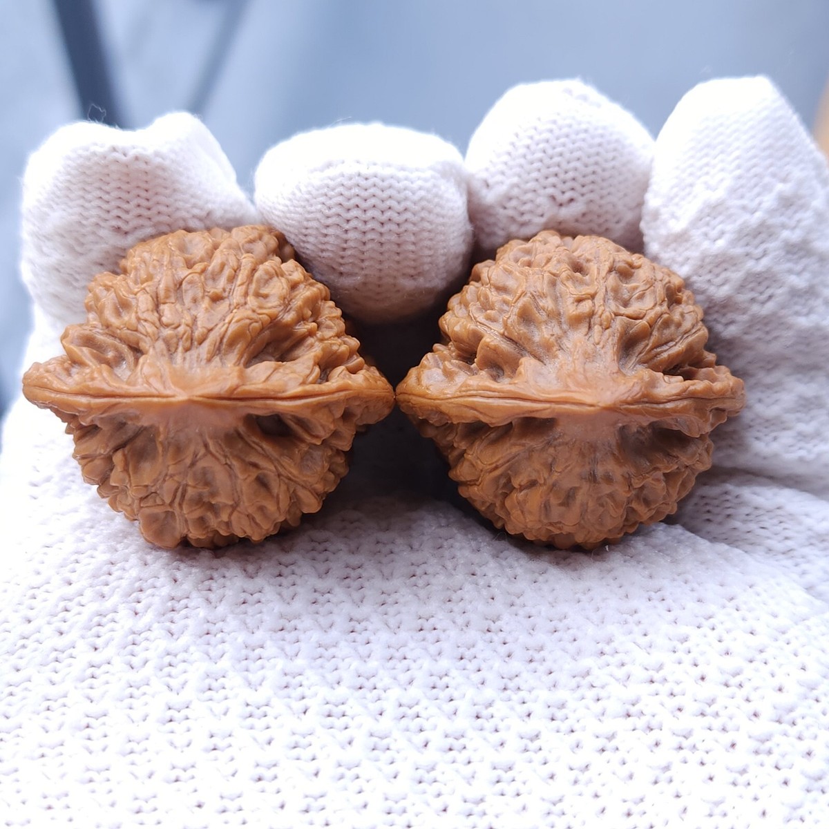 官帽Chinese WenWan Walnut（Officials Hat）文玩核桃35(36