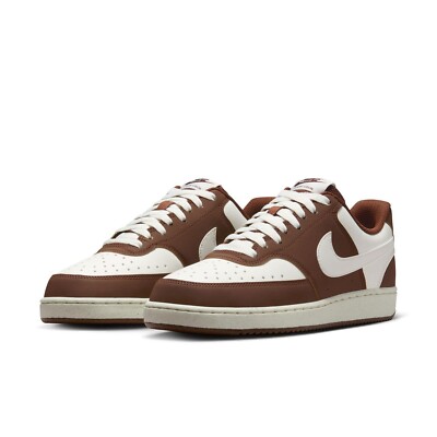 Nike WMNS Court Vision Lo P Nbk Brown White IM1652-101 Women's