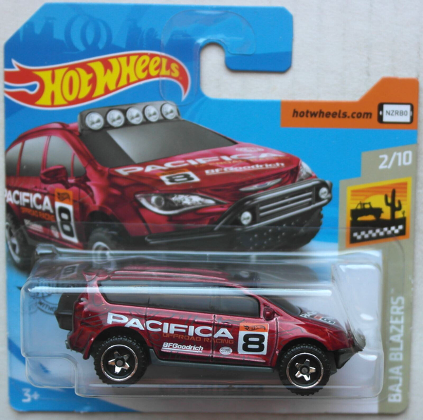 Hot Wheels Chrysler Pacifica Weinrotmetallic Neu/Ovp Hw Van Auto Car Mattel-image