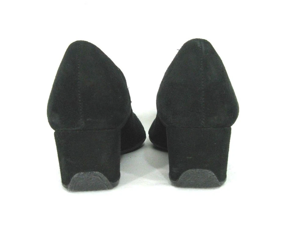 Zapatos Nurture Talla 7M Mary Jane Tacones de Cuña Mocasín Negro Gamuza Para Mujer 7 M  Foto 4 de 4