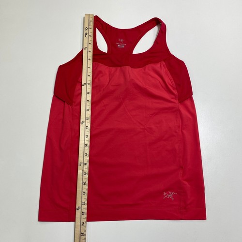 Arc'teryx Tank Top Womens M Pink Racerback Cutout Stretch Sleeveless Fitness - Picture 12 of 13
