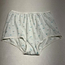 Pastel Floral Print Poly/Cotton Panties by Carole Size 8
