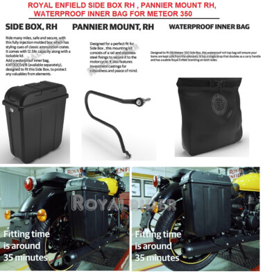 bullet 350 side bolsa