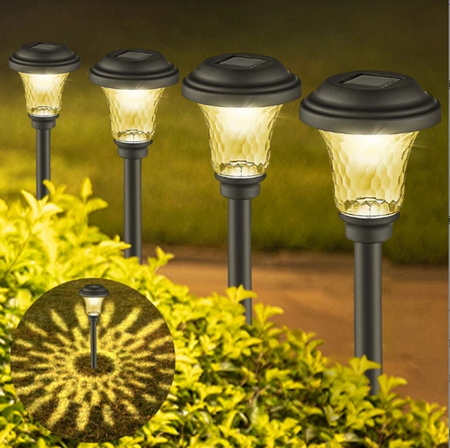 Super Bright Solar Garden Lights Outdoor Landscape LED Light Pathway Waterproof - Picture 10 of 11
