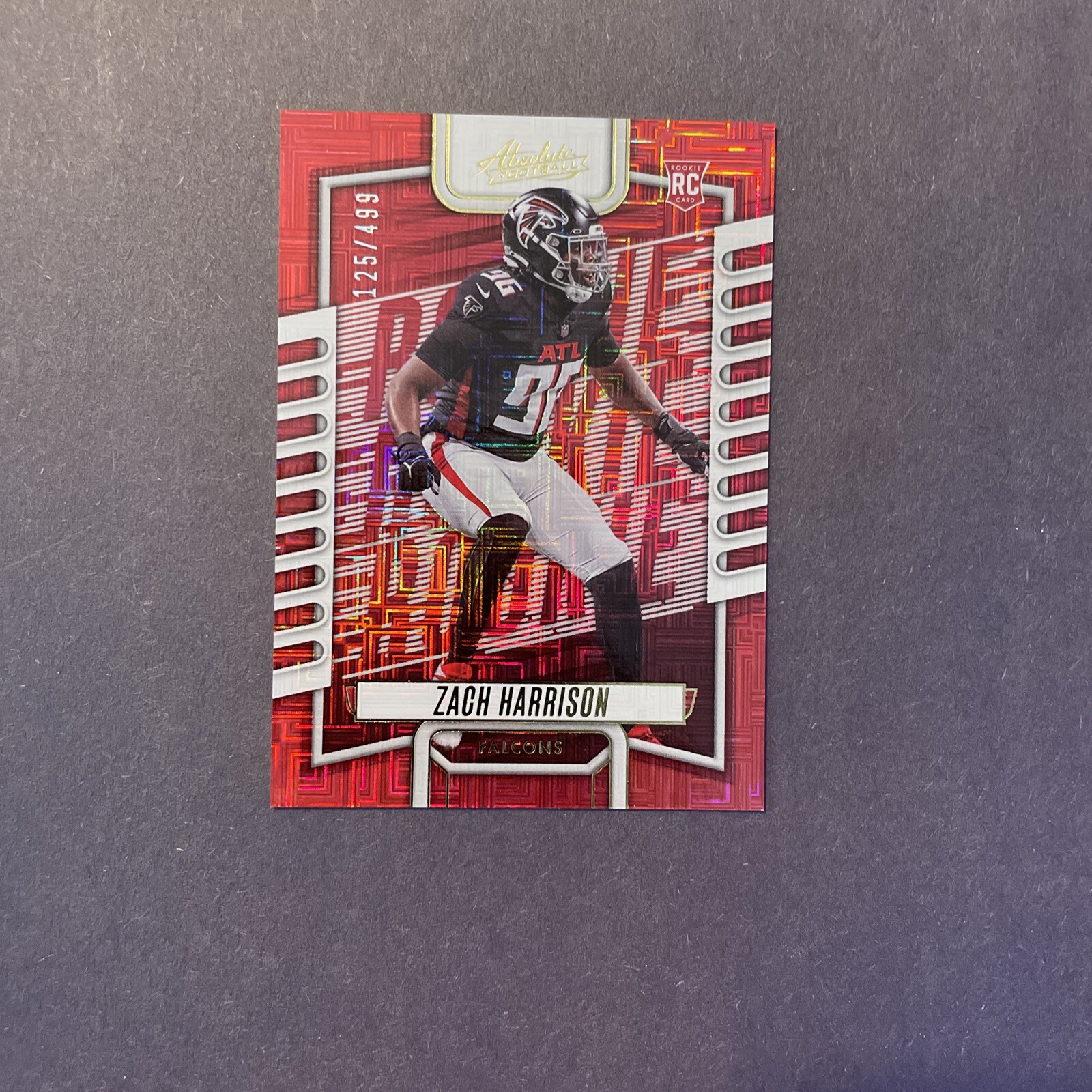 Zach Harrison Panini Absolute #180 Red Square