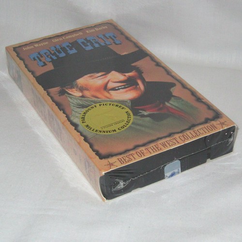 Vintage 1996 Sealed VHS Video John Wayne TRUE GRIT Best of the West Millenium - Picture 3 of 4