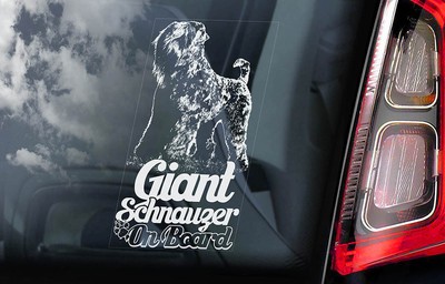 schnauzer car decals
