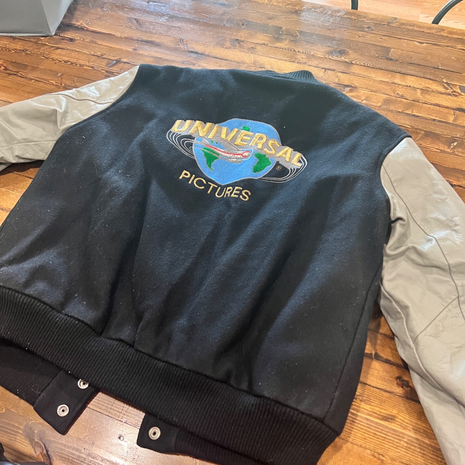 Universal Studios Florida Varsity Jacket Wool/Lea… - image 5