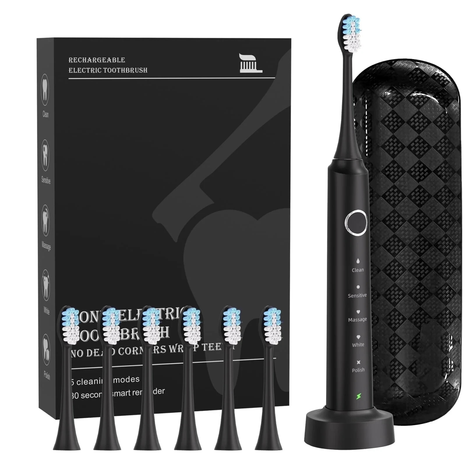 Sonic Electric Toothbrush for Adults and Teen: Rechargeable 