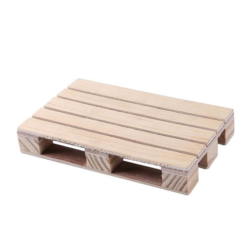 Pallet in legno scala 1:10 garage RC - Foto 1 di 3