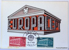 CPA  MAXIMUM POSTCARD EUROPA   1969  1598