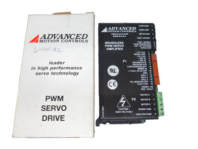 Advanced PWM Servo Amplifier BE12A6E Motion Controls Brushless Drive 3 Motors