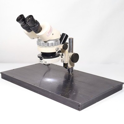Unitron Stereo Zoom Microscope & J.R Instruments Ring Light Binocular 0.7-4.5X