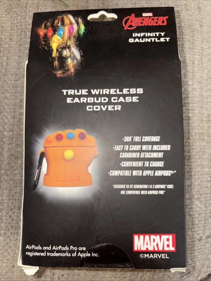 Funda Marvel Avengers Thanos Infinity Gauntlet Airpods para GEN 1 y GEN 2 Foto 2 de 4