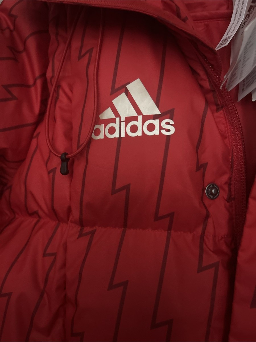 Adidas Arsenal Puffa Jacket Coat Red New Size Extra small BNWT RRP