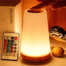 Night Light LED Touch Bedside Table Lamp with Remote Control 13 Colors Enjoy