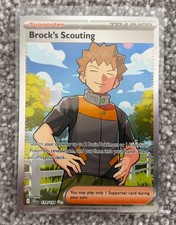 Brocks Scouting 179/159 Special Illustration Rare Pokemon TCG Journey Together