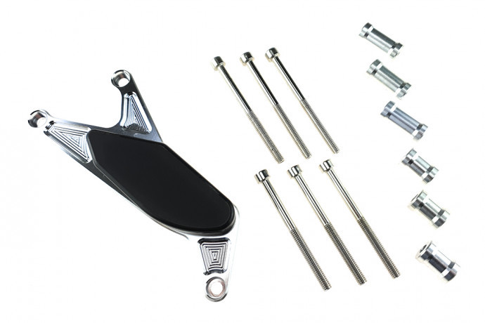 Protection de carter de précision en alu silver pour GSXR 1000 05-06