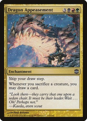 MTG Magic the Gathering Dragon Appeasement (115/149) Alara Reborn MP