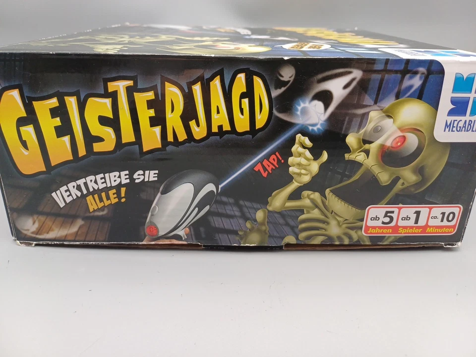 GEISTERJAGD Megableu Elektronik KinderSpiel Ich sehe Gespenster Spielspaß ab 5 J - Bild 3 von 4