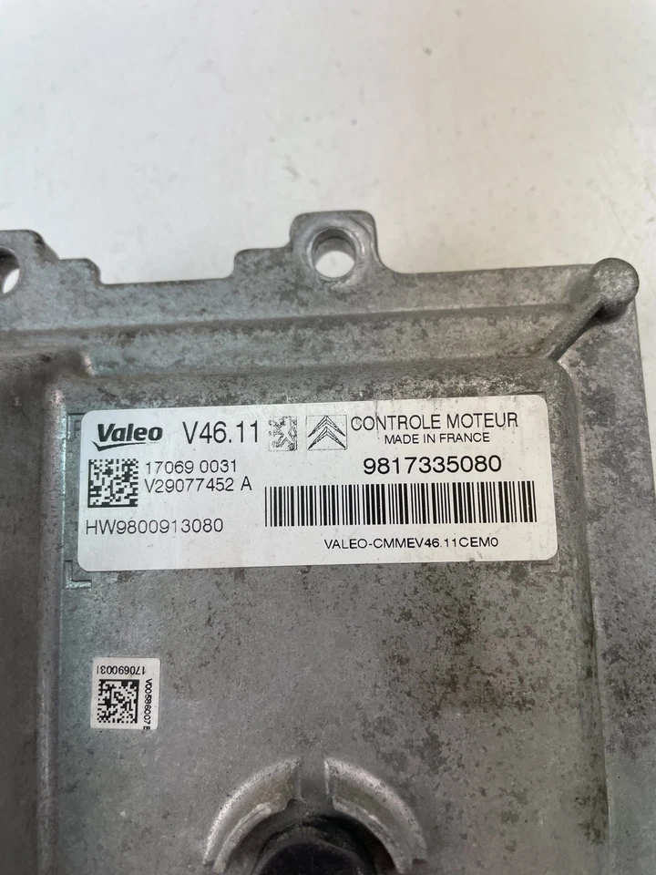 Centralina motore CITROËN C3 II ECU 9817335080 9800913080 28181863 - Immagine 2 di 4