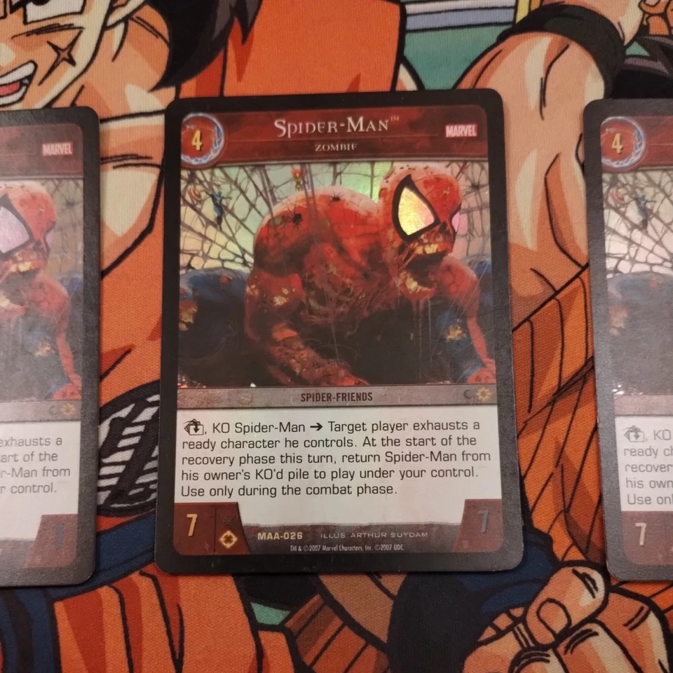VS System: Spider-Man, Zombie x4 Marvel Age of Apocalypse TCG CCG Classic  - Image 4 of 4