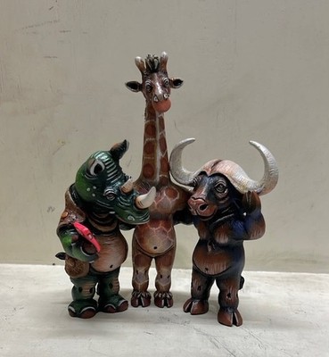 Carlos & Albert Africa Mini Selfie MM692 Signed Ltd Ed 150 Sculpture