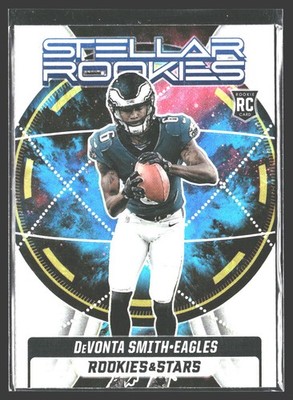 2021 Panini Rookies & Stars #SR-6 DeVonta Smith Stellar Rookies Silver