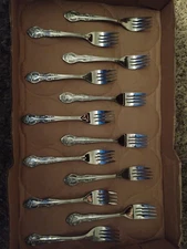 Washington Forge Charleston Classic Stainless Steel Salad Fork Set of 12 Korea